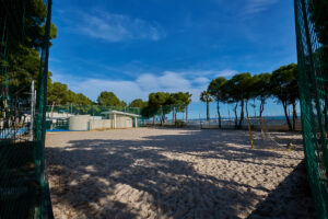 Foto campo futbol playa