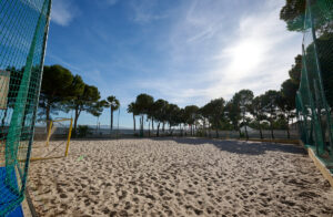 Foto campo futbol playa