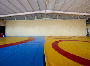 Foto tatami de lucha